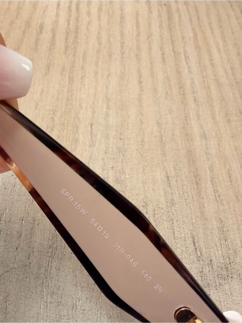 Prada Women’s Tortoiseshell and Beige Sunglasses - Brown Gradient Lenses - Picture 7 of 15